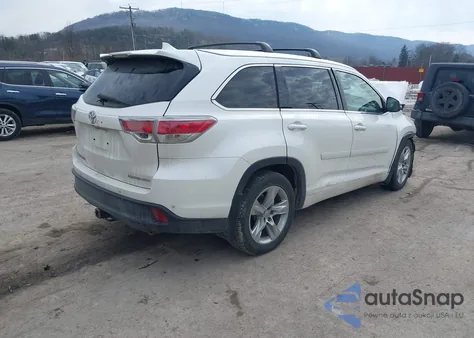 2015 Toyota Highlander Limited Platinum V6 z USA, uszkodzony, nr VIN 5TDDKRFH8FS136041